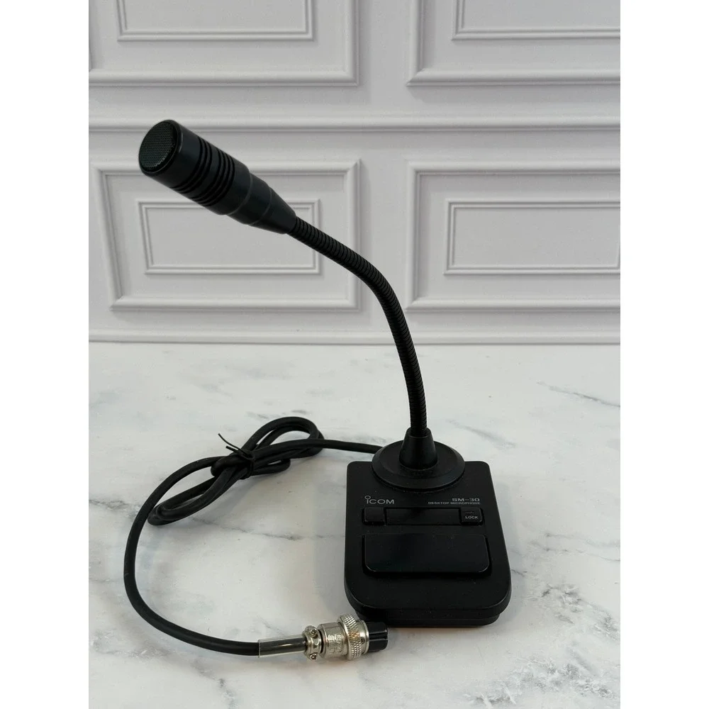 Icom SM-30 Compact Desktop Microphone IC 7000/7200/7300/9100 Amateur Ham Radio